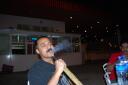 Yogesh smoking sheesha