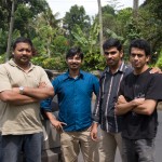 Group picture : Imthi, Nygil, Sebi and Nishanth