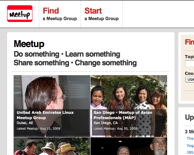 UAE lug meetup group featured on homepage